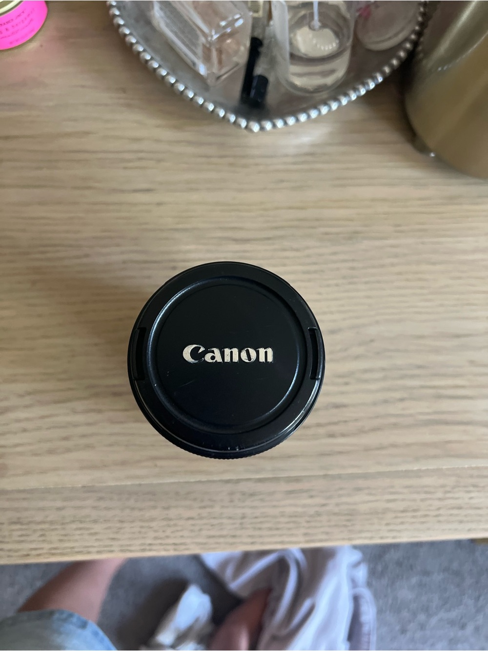 Canon 18-135mm EFS Black Camera Lens with Lens Cap